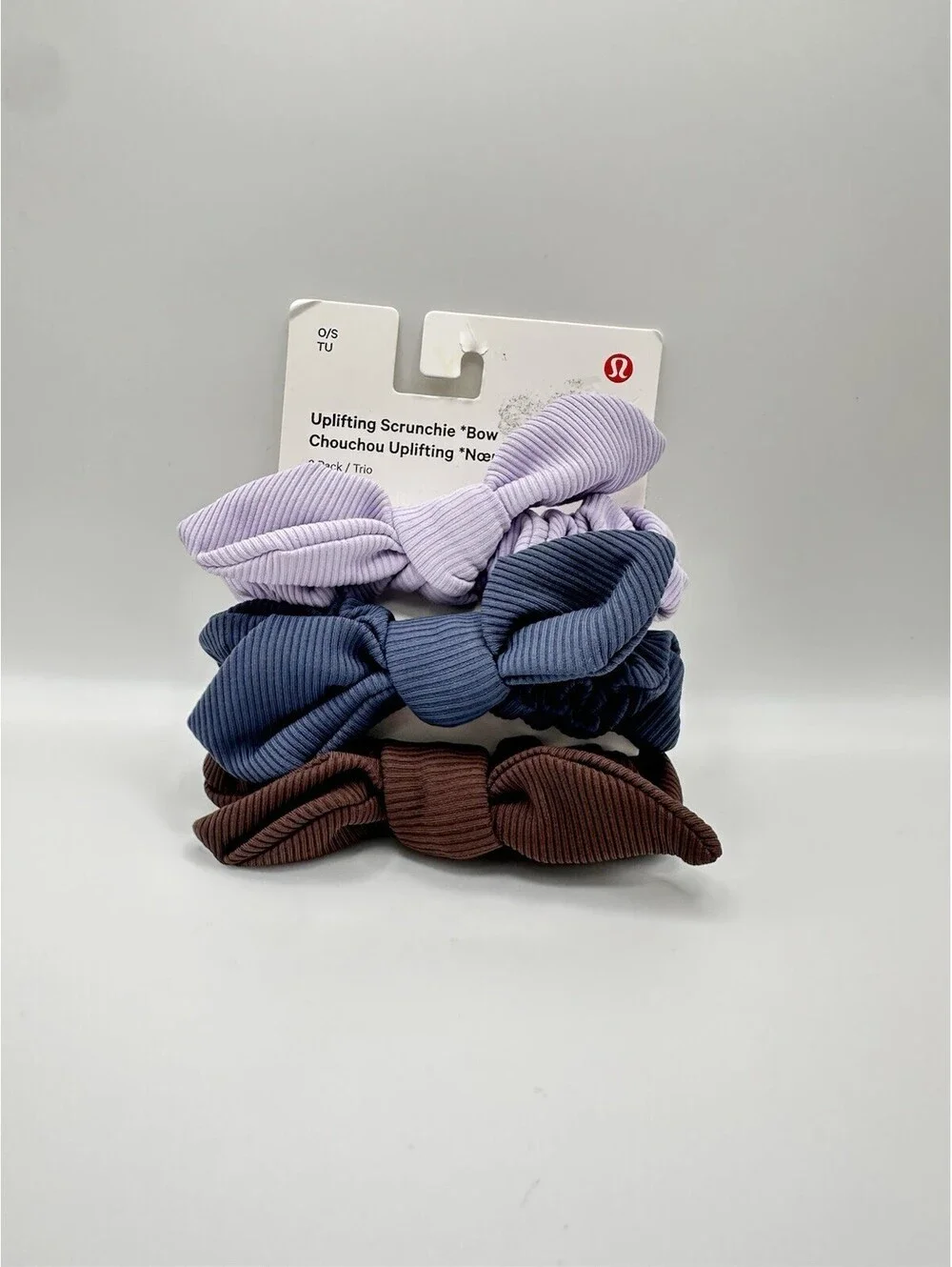 Lululemon Uplifting Bow Scrunchie (Lilac/Shale Blue/Java) - 0014